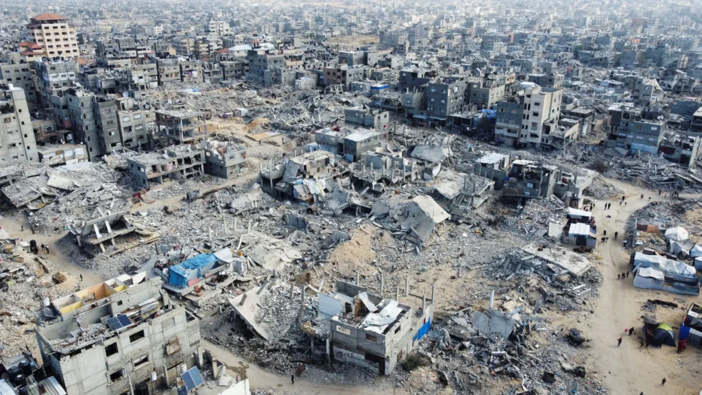 Gaza City destruction