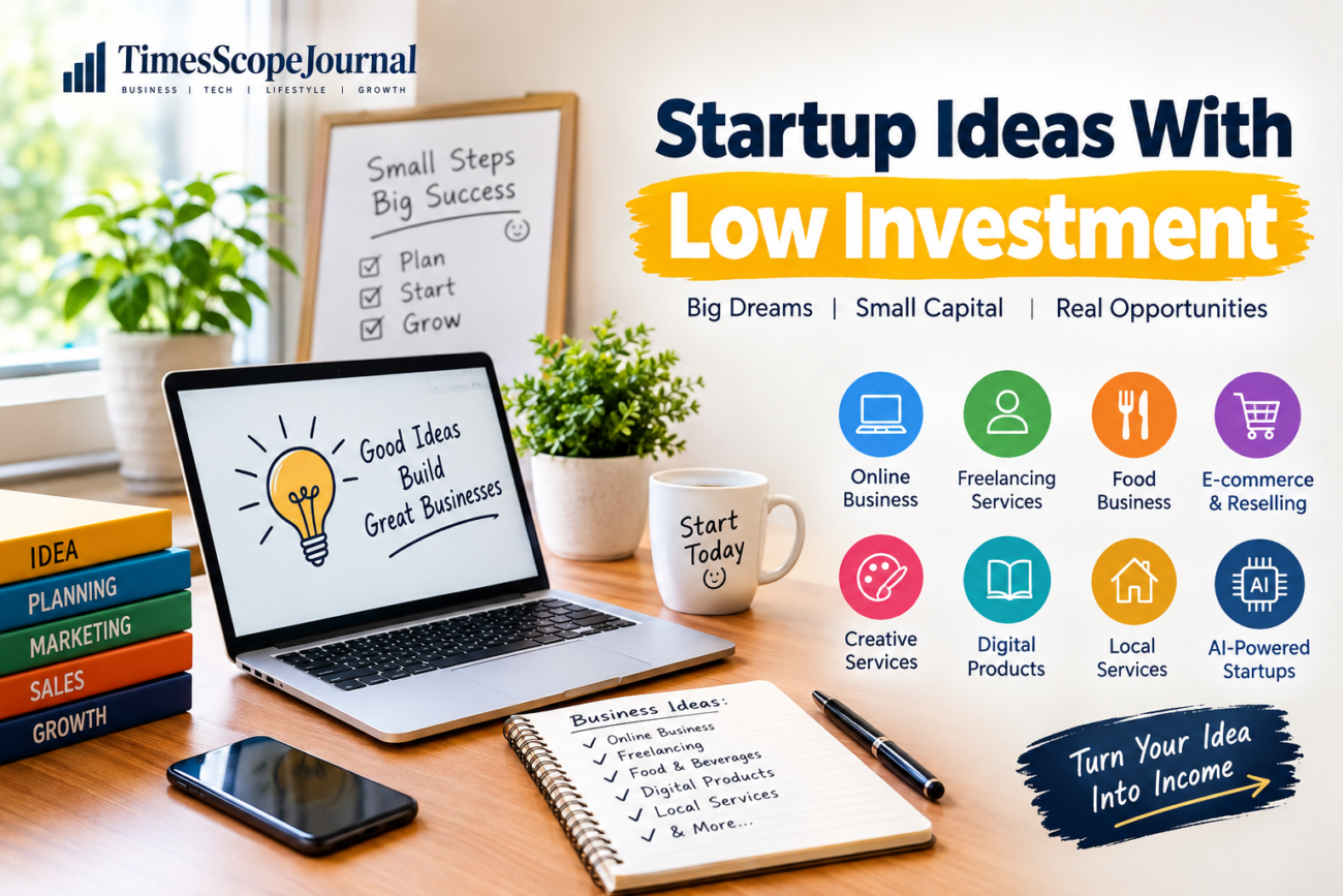 Startup Ideas With Low Investment