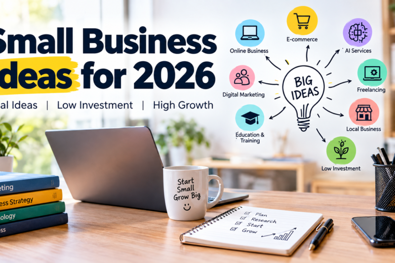 Small Business Ideas for 2026: 25 Profitable Businesses You Can Start
