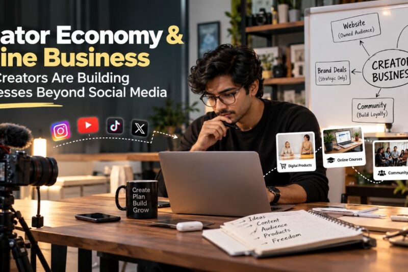 Creator Economy & Online Business: How Creators Are Building Businesses Beyond Social Media