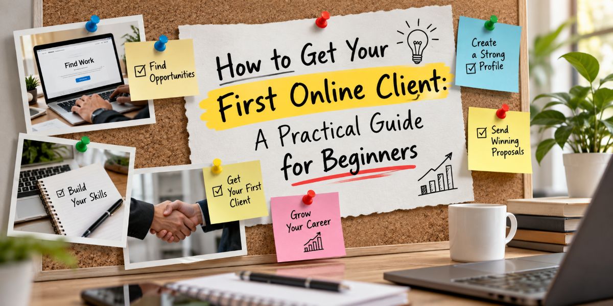 How to Get Your First Online Client: A Practical Guide for Beginners