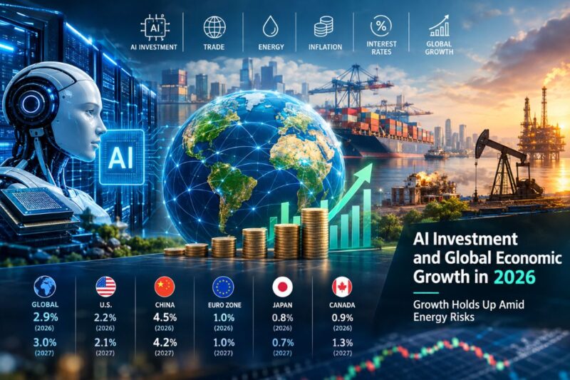 AI investment supporting global economic growth in 2026 amid energy and inflation risks
