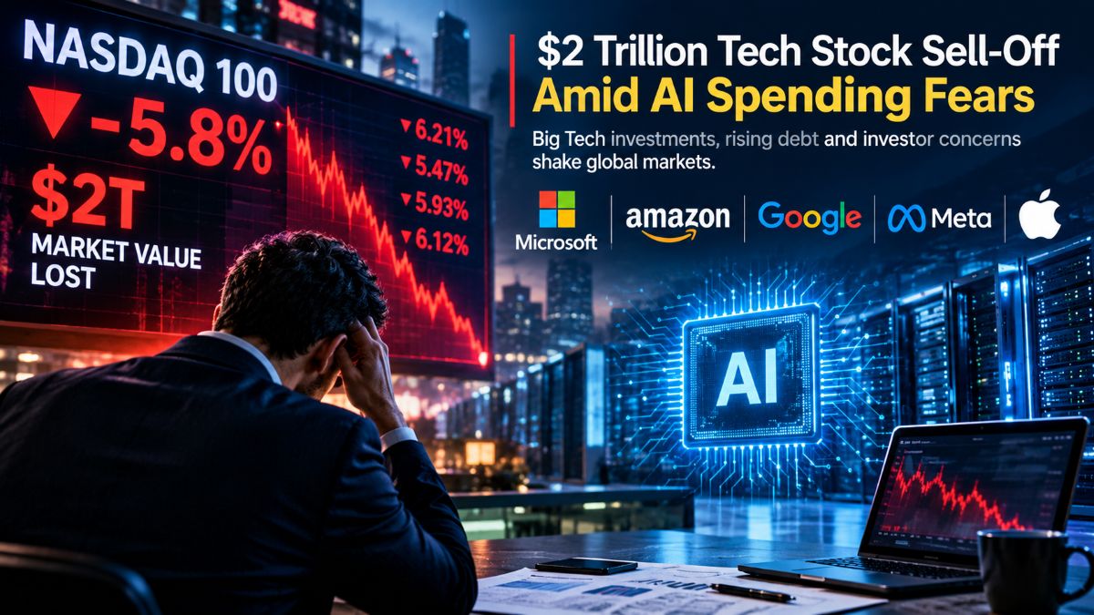 Big Tech AI Spending Sparks Stock Selloff as Amazon and Intel Face Investor Pressure