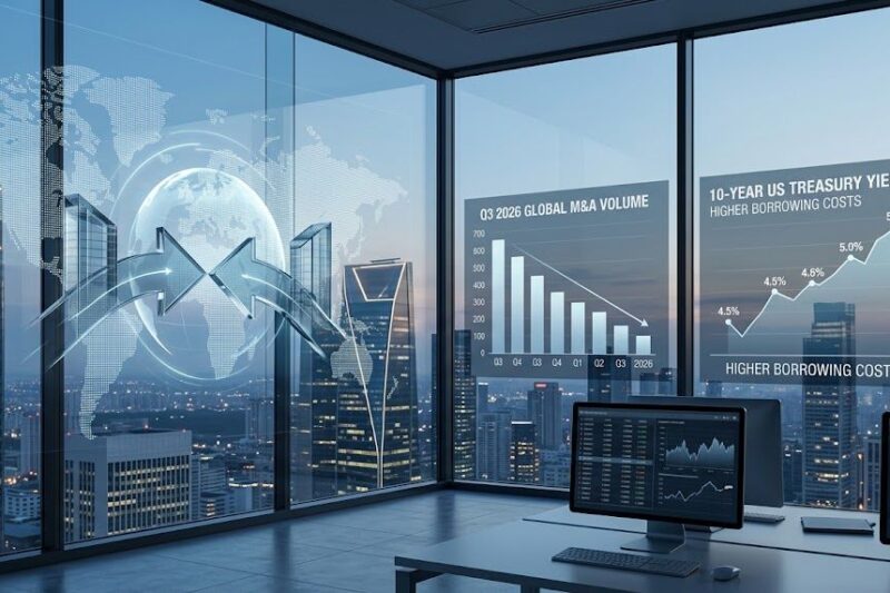 Global M&A activity slows in Q3 2026 amid higher borrowing costs