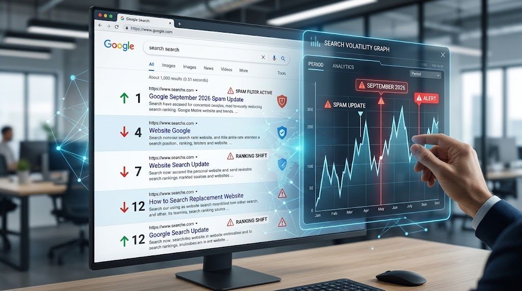 Google September 2026 Spam Update causing search ranking volatility