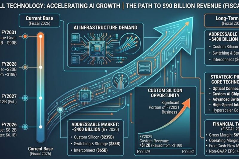 Marvell Technology Targets Up to $90 Billion Revenue by Fiscal 2031 as AI Demand Accelerates