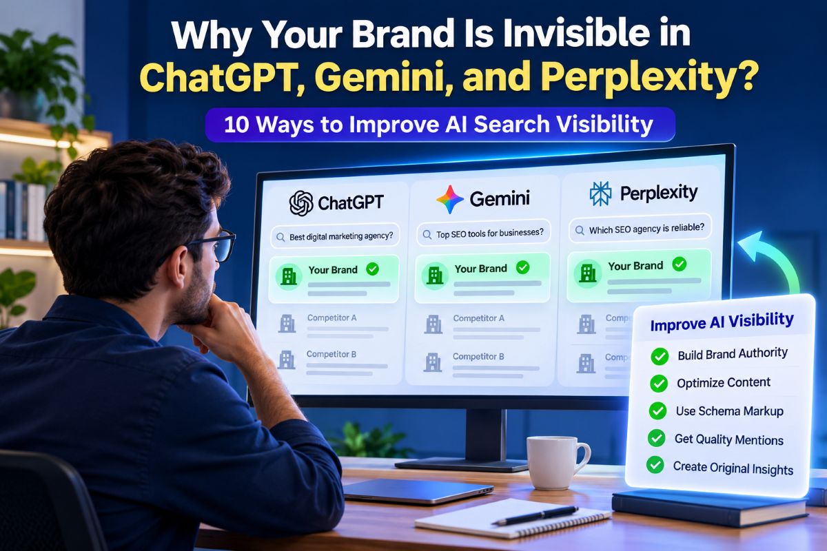 Why Your Brand Is Invisible in ChatGPt, Gemini, and Perplexity 10 Ways to Improve AI Search Visibility